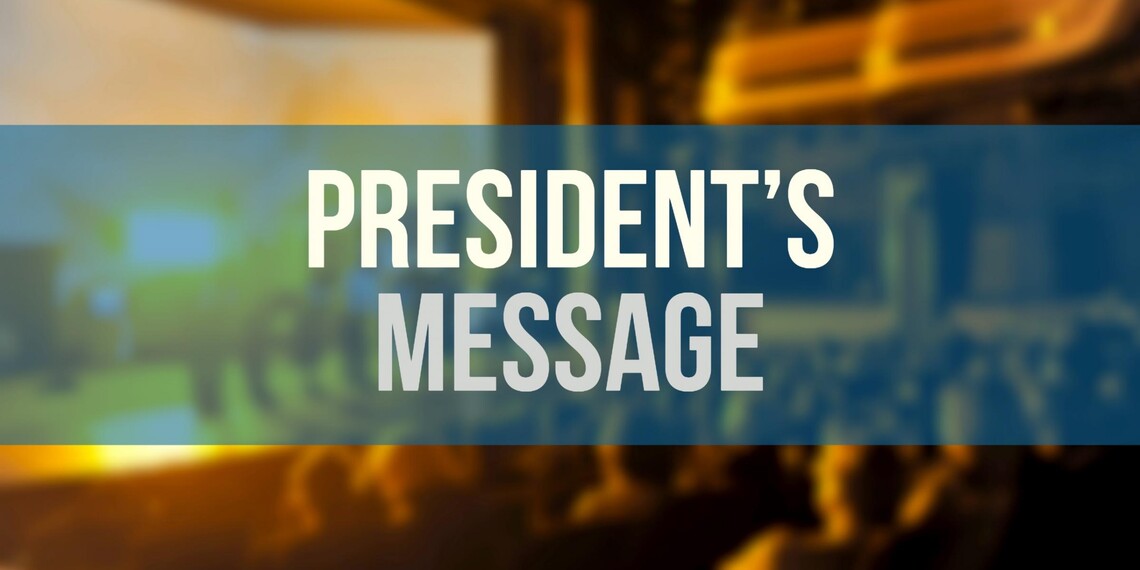 President's Message banner